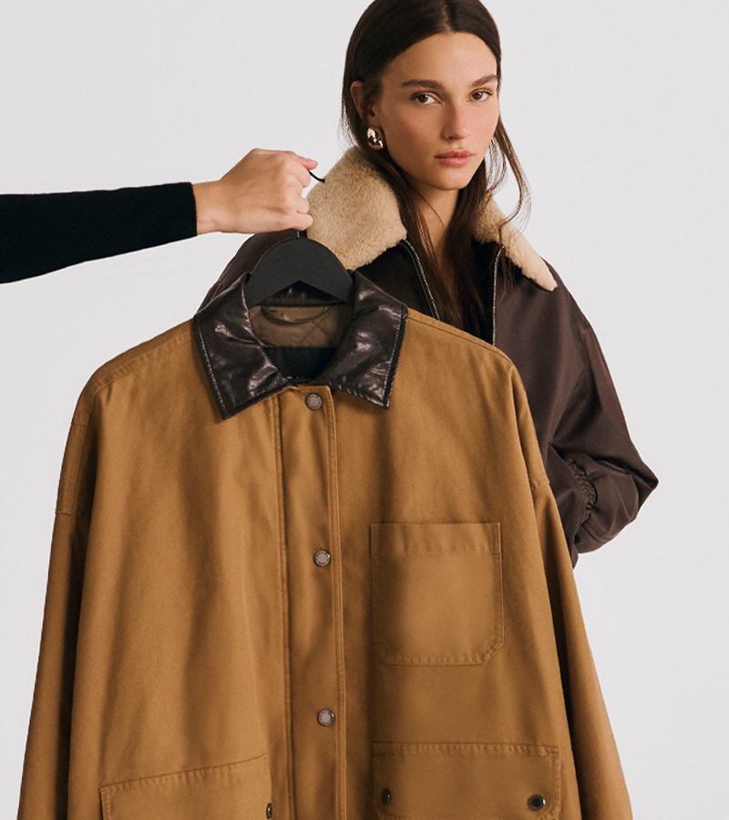 Padded canvas jacket